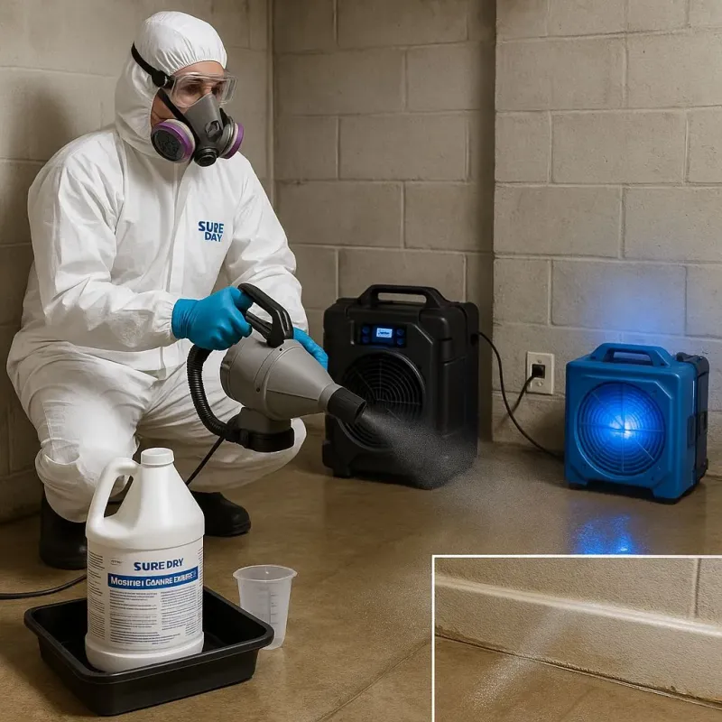 Sanitization and Odor Removal process in Pemberton, NJ